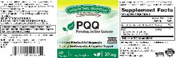 Health Thru Nutrition Naturally PQQ 20 mg - supplement