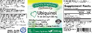 Health Thru Nutrition Naturally Ubiquinol 300 mg - supplement