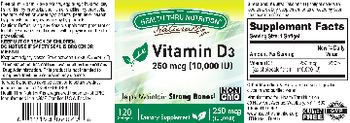 Health Thru Nutrition Naturally Vitamin D3 250 mcg (10,000 IU) - supplement