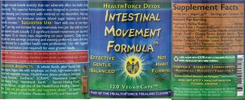 HealthForce Detox Intestinal Movement Formula - supplement