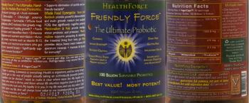 HealthForce Friendly Force The Ultimate Probiotic - daily supplement
