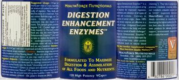 Healthforce Nutritionals Digestion Enhancement Enzymes - supplement