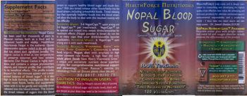 Healthforce Nutritionals Nopal Blood Sugar - 