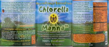 HealthForce SuperFoods Chlorella Manna - supplement