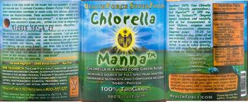 HealthForce SuperFoods Chlorella Manna - 