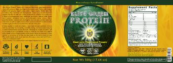 HealthForce SuperFoods Elite Green Protein - supplement