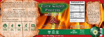 HealthForce SuperFoods Elite Green Protein - supplement