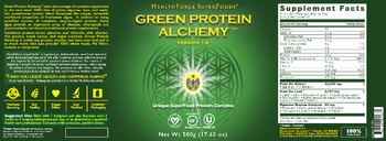 HealthForce SuperFoods Green Protein Alchemy - supplement