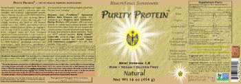 HealthForce SuperFoods Purity Protein Natural - 