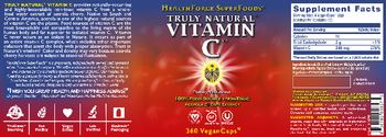 HealthForce SuperFoods Truly Natural Vitamin C - supplement