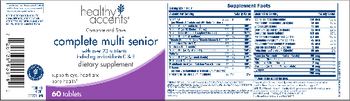 Healthy Accents Complete Multi Senior - supplement