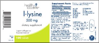 Healthy Accents L-Lysine 500 mg - supplement