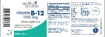 Healthy Accents Vitamin B-12 1000 mcg - supplement