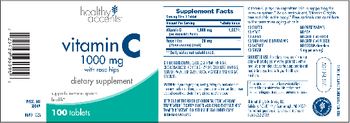 Healthy Accents Vitamin C 1000 mg With Rose Hips - supplement