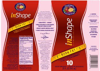 Healthy American Beverages inShape Fitness Drink Strawberry Passion Fruit - supplement