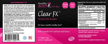 Healthy Body For Her Clear FX - supplement