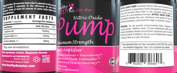 Healthy Body For Her Nitric Oxide Pump - supplement