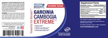 Healthy Body Garcinia Cambogia Extreme - supplement