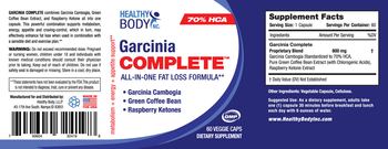 Healthy Body Garcinia Complete - supplement