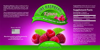 Healthy Body Pure Raspberry Ketone - supplement