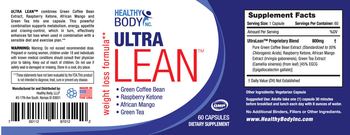 Healthy Body Ultra Lean - supplement
