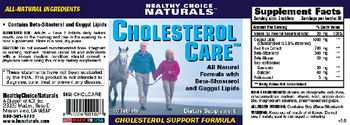 Healthy Choice Naturals Cholesterol Care - supplement