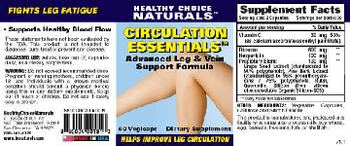 Healthy Choice Naturals Circulation Essentials - supplement