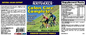 Healthy Choice Naturals Colon Care Complete - supplement