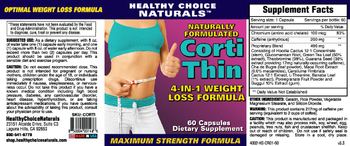 Healthy Choice Naturals Corti Thin - supplement