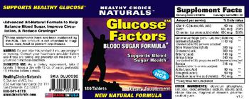 Healthy Choice Naturals Glucose Factors - supplement