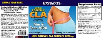 Healthy Choice Naturals High Potency CLA - supplement