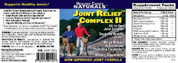Healthy Choice Naturals Joint Relief Complex II - supplement