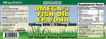 Healthy Choice Naturals Omega-3 Fish Oil EPA/DHA - supplement
