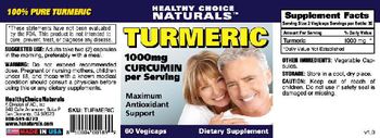 Healthy Choice Naturals Turmeric 1000 mg - supplement