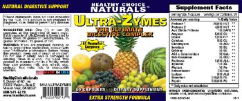 Healthy Choice Naturals Ultra-Zymes - supplement