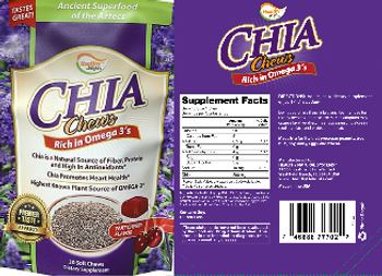 Healthy Delights Chia Chews Tart Cherry Flavor - supplement