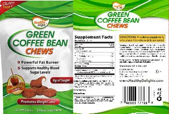 Healthy Delights Green Coffee Bean Chews Caramel Apple Flavor - supplement