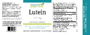 Healthy Directions Lutein 20 mg - supplement