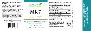 Healthy Directions MK-7 150 mcg - supplement