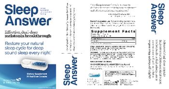 Healthy Directions Sleep Answer - supplement