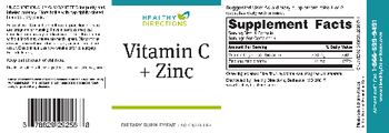 Healthy Directions Vitamin C + Zinc - supplement