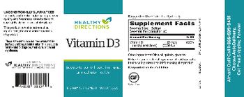 Healthy Directions Vitamin D3 - supplement