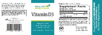 Healthy Directions Vitamin D3 - supplement