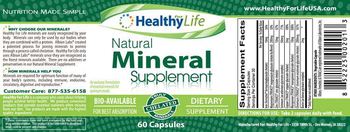Healthy For Life Natural Mineral Supplement - supplement