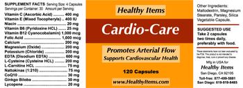 Healthy Items Cardio-Care - 