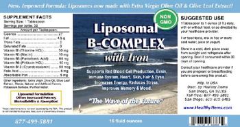Healthy Items Liposomal B-Complex with Iron - supplement