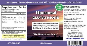 Healthy Items Liposomal Glutathione 166 mg - supplement