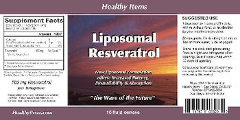 Liposomal Nutritionals Liposomal Resveratrol - 