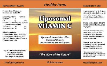 Healthy Items Liposomal Vitamin C - 
