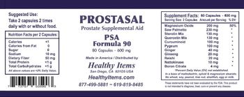 Healthy Items Prostasal PSA Formula 90 - 